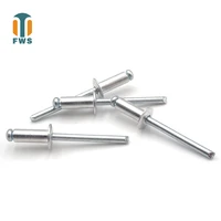 50 pcs m4 8 13 20mm din en iso 15979 gb t 12618 2 aluminum open end blind rivets with protruding head for furniture airplane