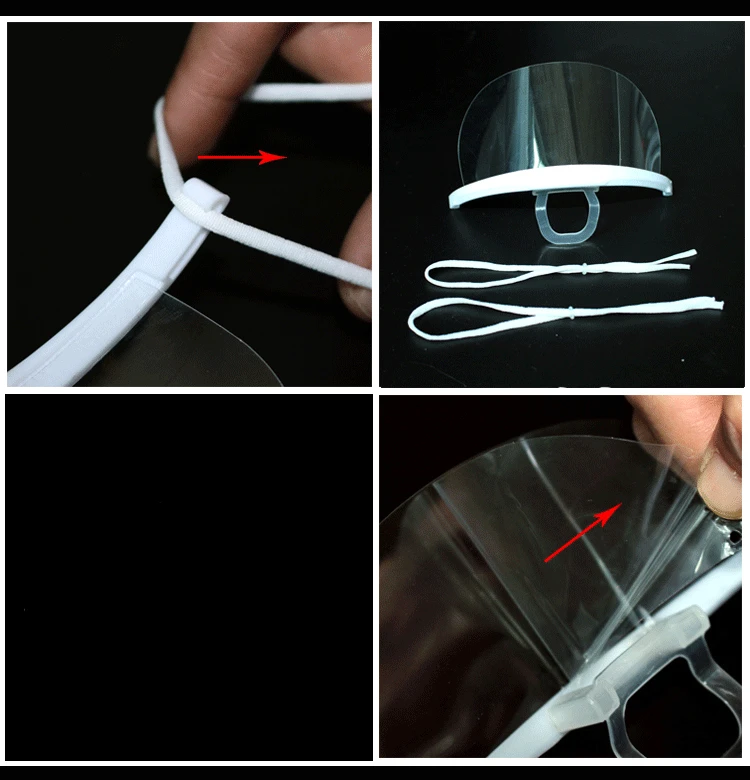 

Transparent Face Shield Mouth Mask Safe Virus Protectve Anti-dust Anti-droplet Spittle Anti Saliva Full Face Cover Mouth Mask