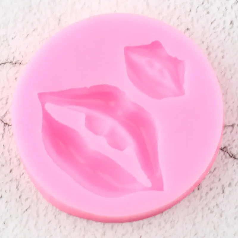 Силиконовая форма для пикантных губ кексов топперов помадки сделай сам