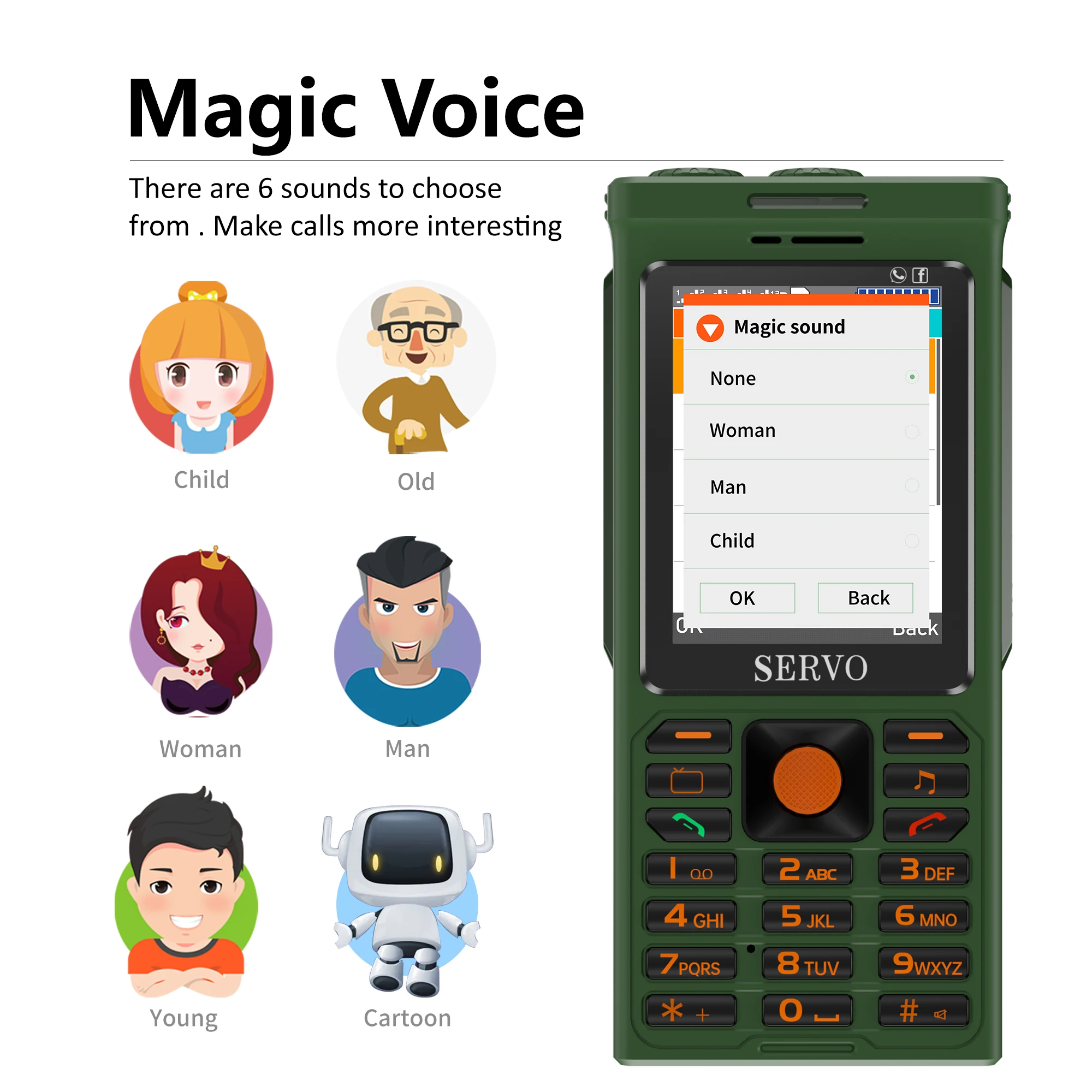 SERVO X3 PRO 4 SIM-карты режима ожидания ТВ сотовый телефон скорость набора номера один