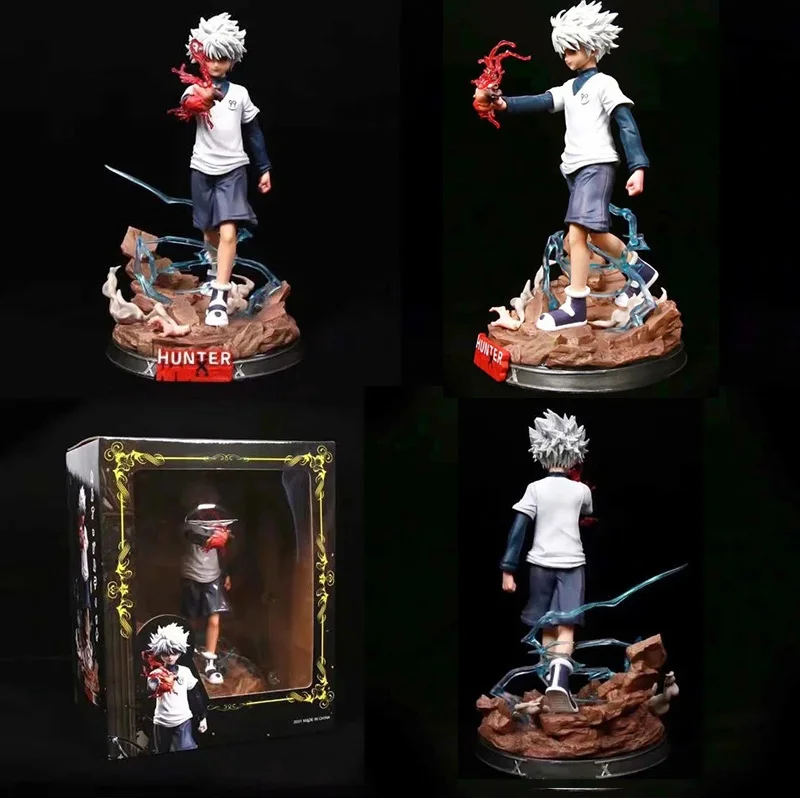 

Anime Hunter X Hunter Figure Killua Zoldyck 1184 Kurapika 1185 Gon Freecss 1183 GON·FREECSS 1186 PVC Action Figures Figma Toy