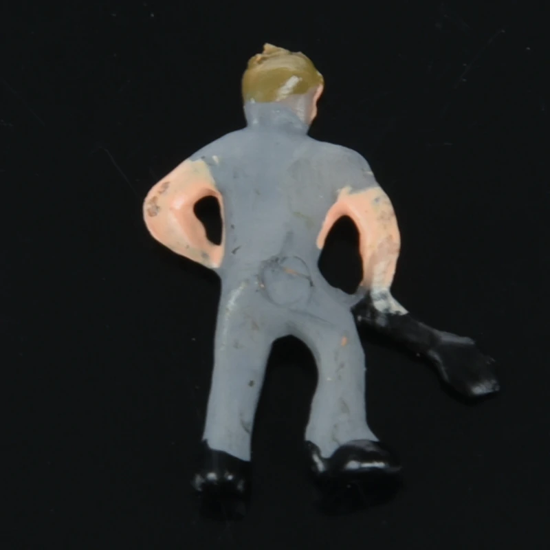 

25pcs 1:87 Figurines Painted Figures Miniatures of Railway Workers with Bucket and Ladder