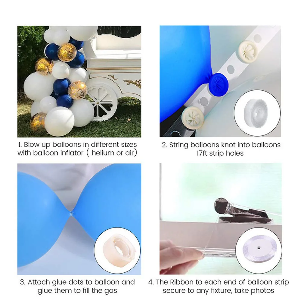 

Girl Balloon Chain Set Birthday Party Wedding Balloon Garland New Year Decoration Supplies Macaron Balloon Decorations Party