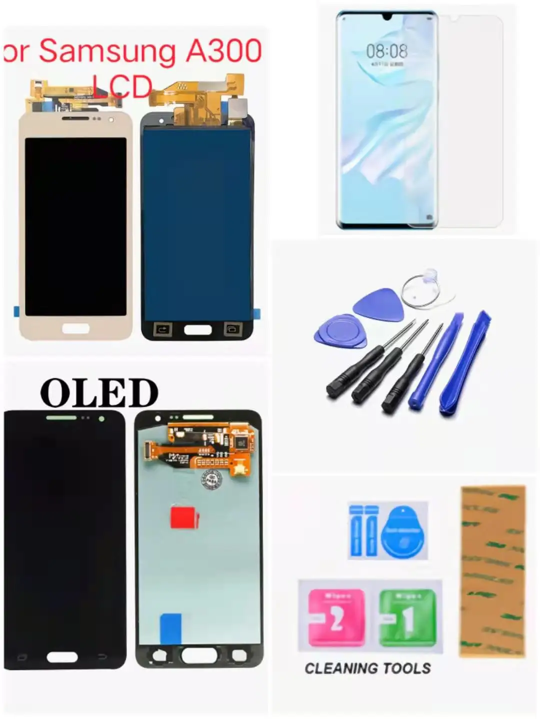 ЖК-дисплей A300 для Samsung Galaxy A3 2015 A300FU A300F A300M с сенсорным экраном в сборе яркость |
