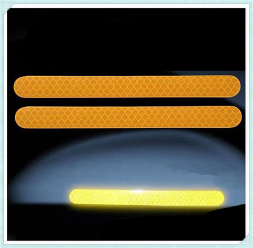 Зеркало заднего вида отражающая наклейка в ночное время украшение для Mercedes Benz A