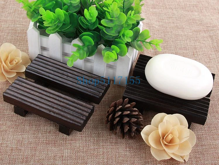

Eco-friendly Bamboo Soap Dish Wooden Soap Tray Holder Storage Box Soap Rack Plate Box Container Bathroom Accessories