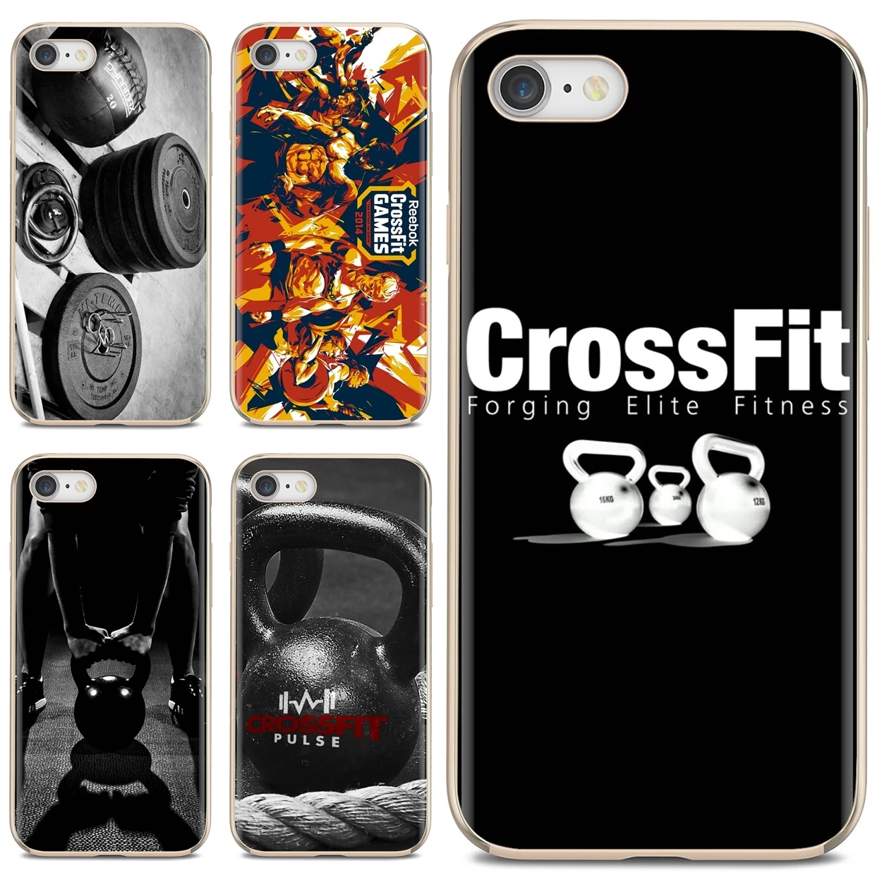 

Soft Skin Case For iPhone iPod Touch 11 12 Pro 4 4S 5 5S SE 5C 6 6S 7 8 X XR XS Plus Max 2020 CrossFit Training Krait Fitness