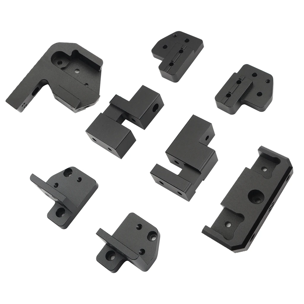 1set for voron v0 1 corexy 3d printer frame kit black red cnc machined metal parts hot selling free global shipping