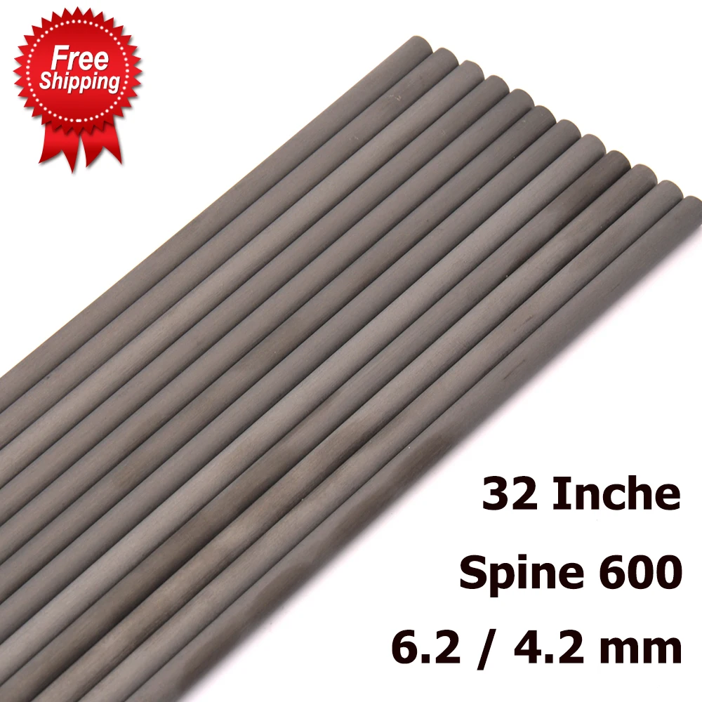 Карбоновая стрела с стержнем для стрельбы из лука 32 дюйма 600 6 2/4 2 мм|Лук и стрела| |