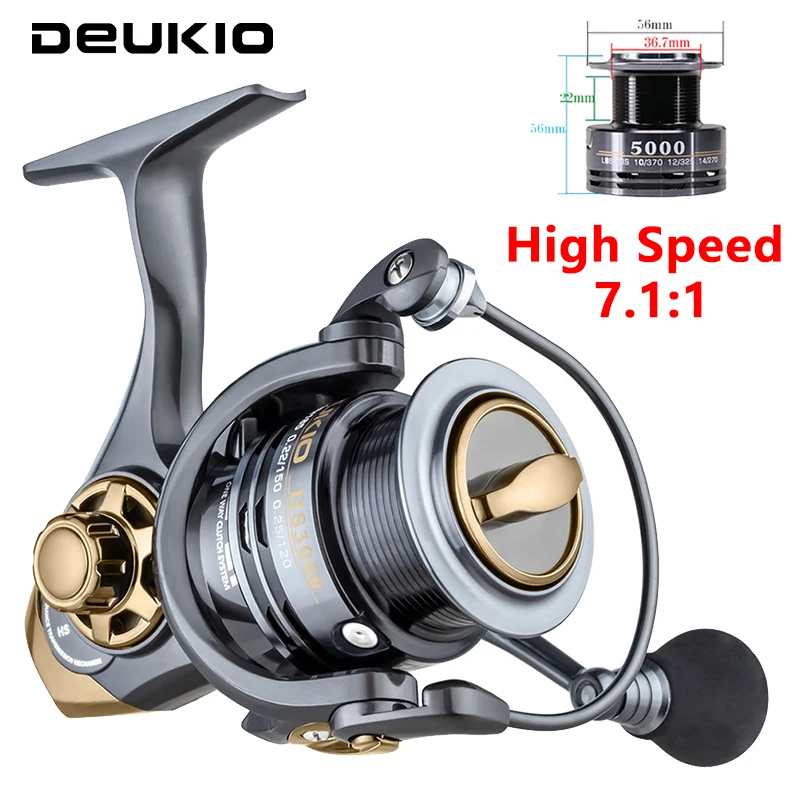 

Катушка рыболовная DEUKIO, макс. нагрузка 8 кг, 2000: 1
