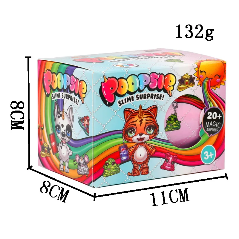 Сжимаемая единорожная мягкая глина для снятия стресса кукла Радужная