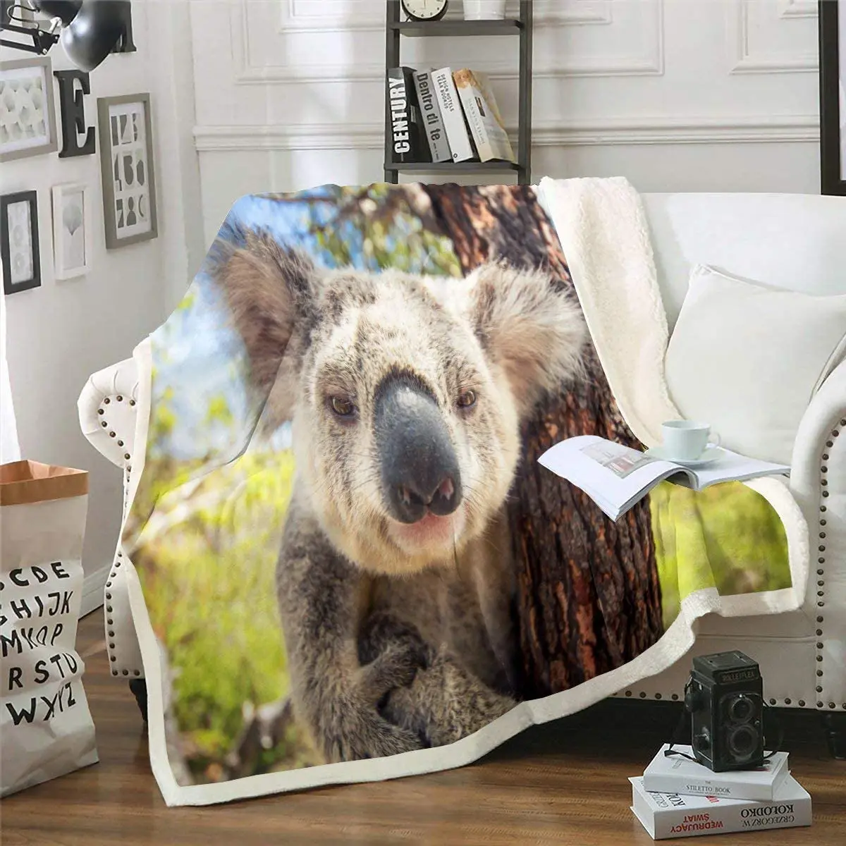 

Детское плюшевое одеяло для кровати Erosebridal, Флисовое одеяло двойного размера с забавными животными, милое искусственное одеяло