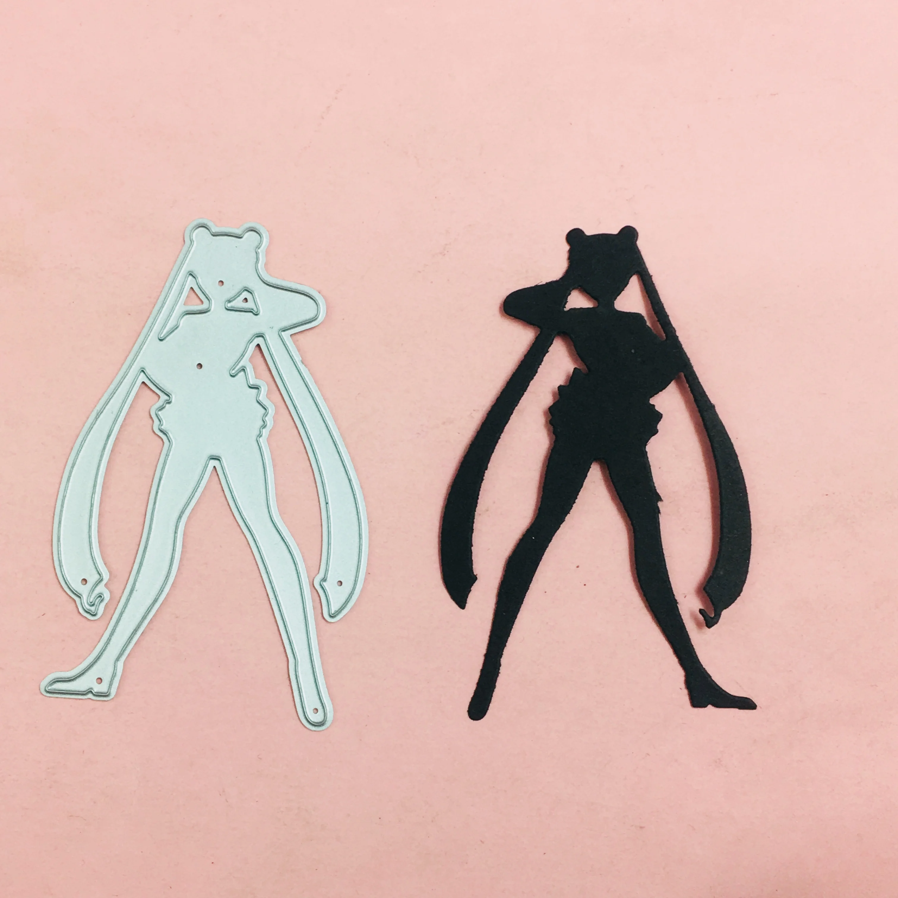 

Beautiful girl Metal Cut Dies Stencils For DIY Scrapbook Paper Card Decorative Craft Embossing Die Cuts