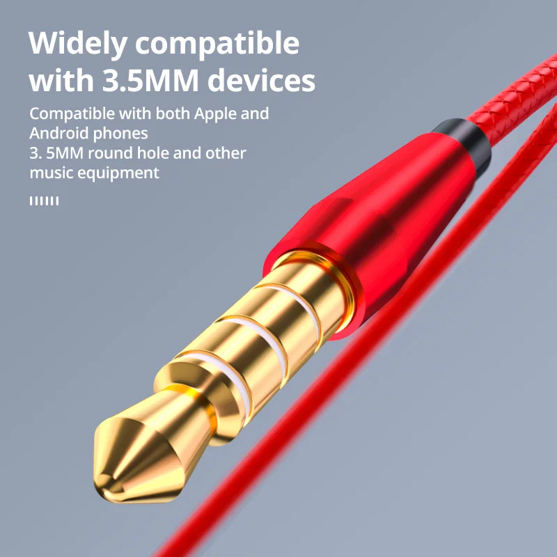 Наушники FONKEN для Xiaomi спортивные водонепроницаемые наушники с проводным