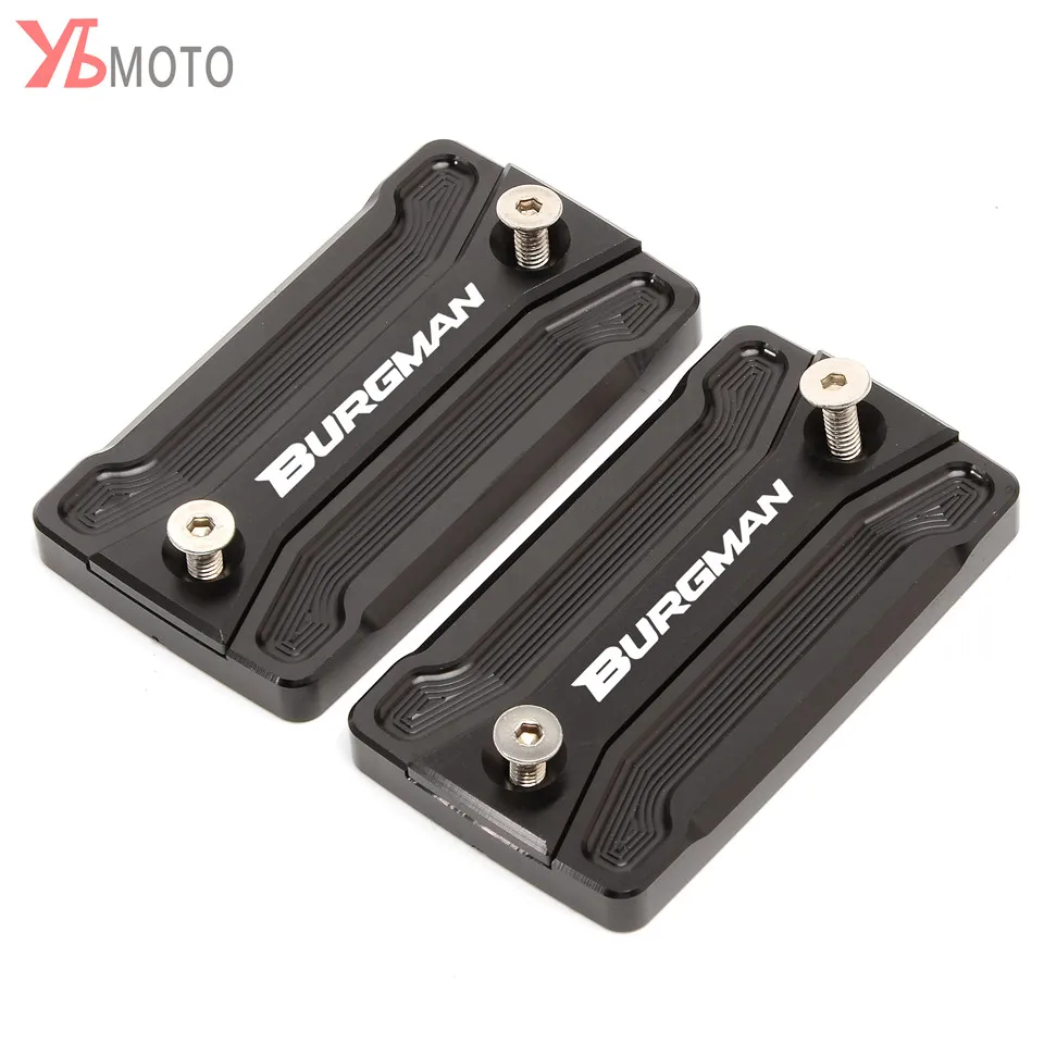 1 пара Крышка Резервуара жидкости подходит для suzuki burgman 650 AN650 2006- мотоциклов передний тормозной цилиндр сцепления масляный колпачок