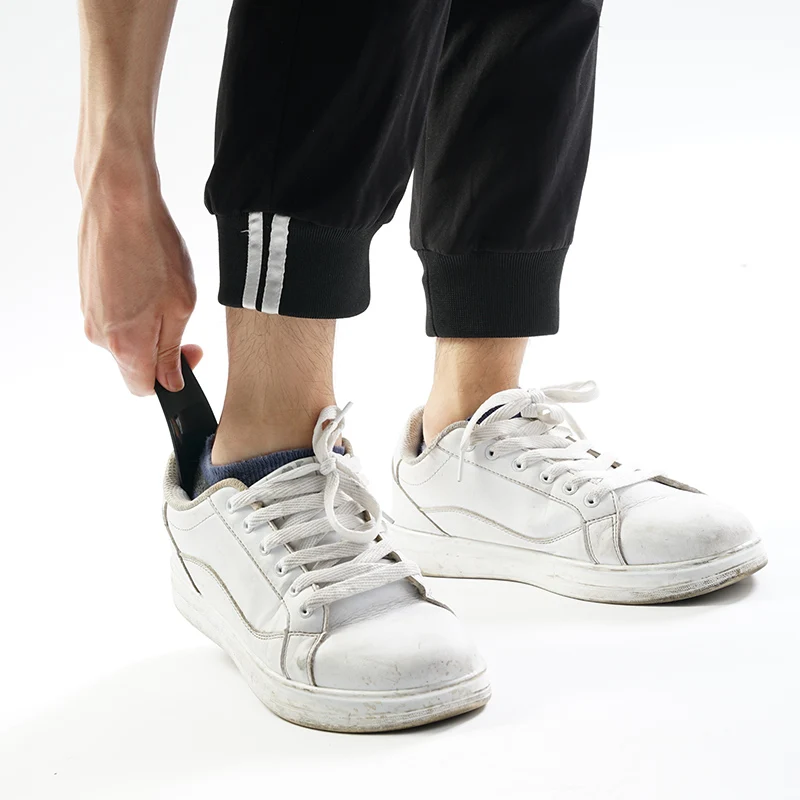 1 шт. Новый черный пластиковый обувной рожок кроссовки портативная обувь