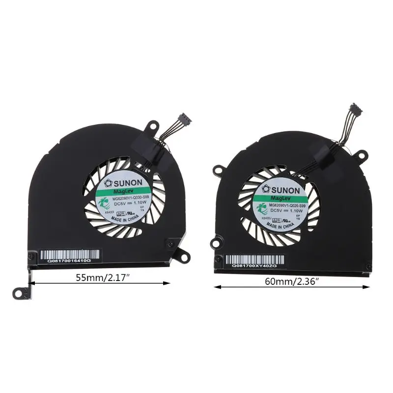 Новинка 2020 1 пара вентилятор A1286 для Macbook Pro 15 &quotA1286 левая и правая сторона