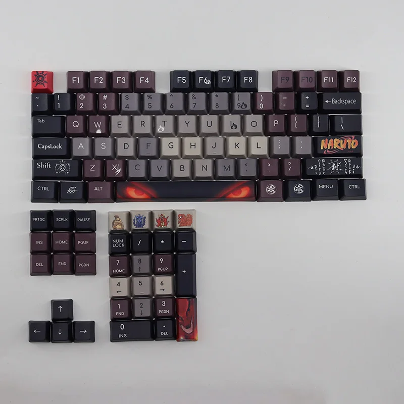 Аниме Keycap PBT сублимационная механическая клавиатура Keycaps 108 Key OEM профиль для