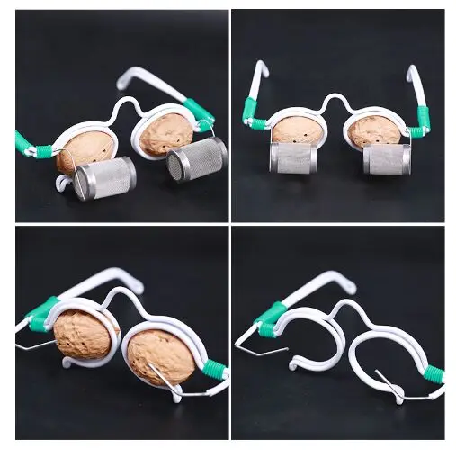 Одна пара для ухода за областью вокруг глаз в прижигания мокса массажные очки