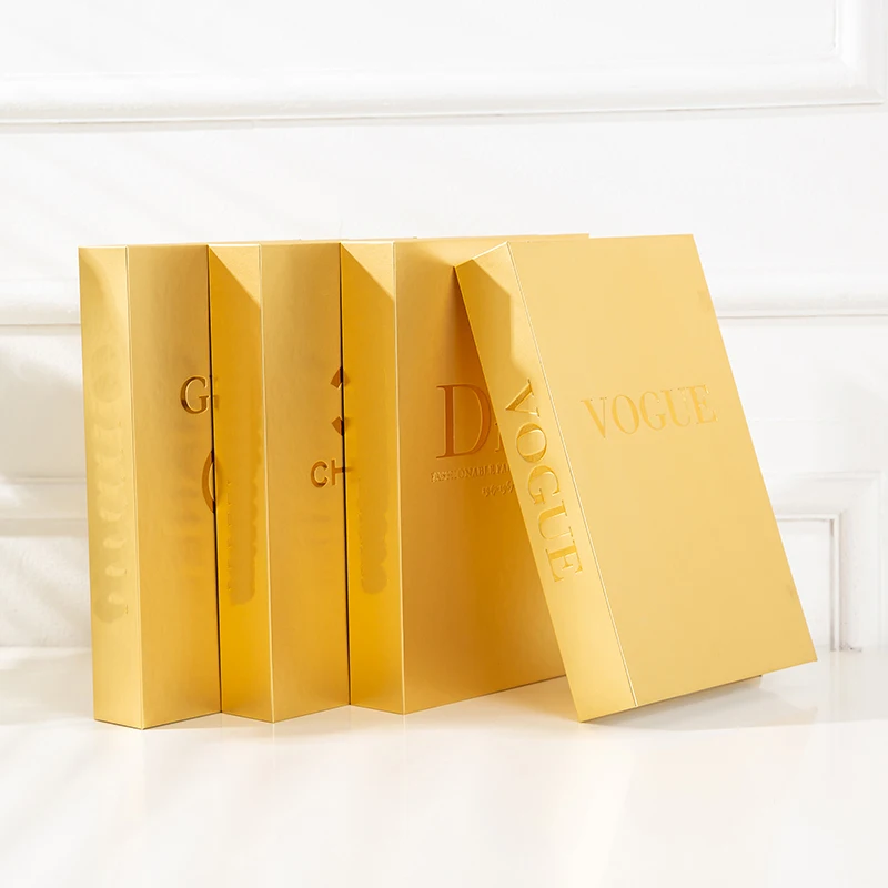 

VIP Golden Fake Books Openable Home Decoration Book Box