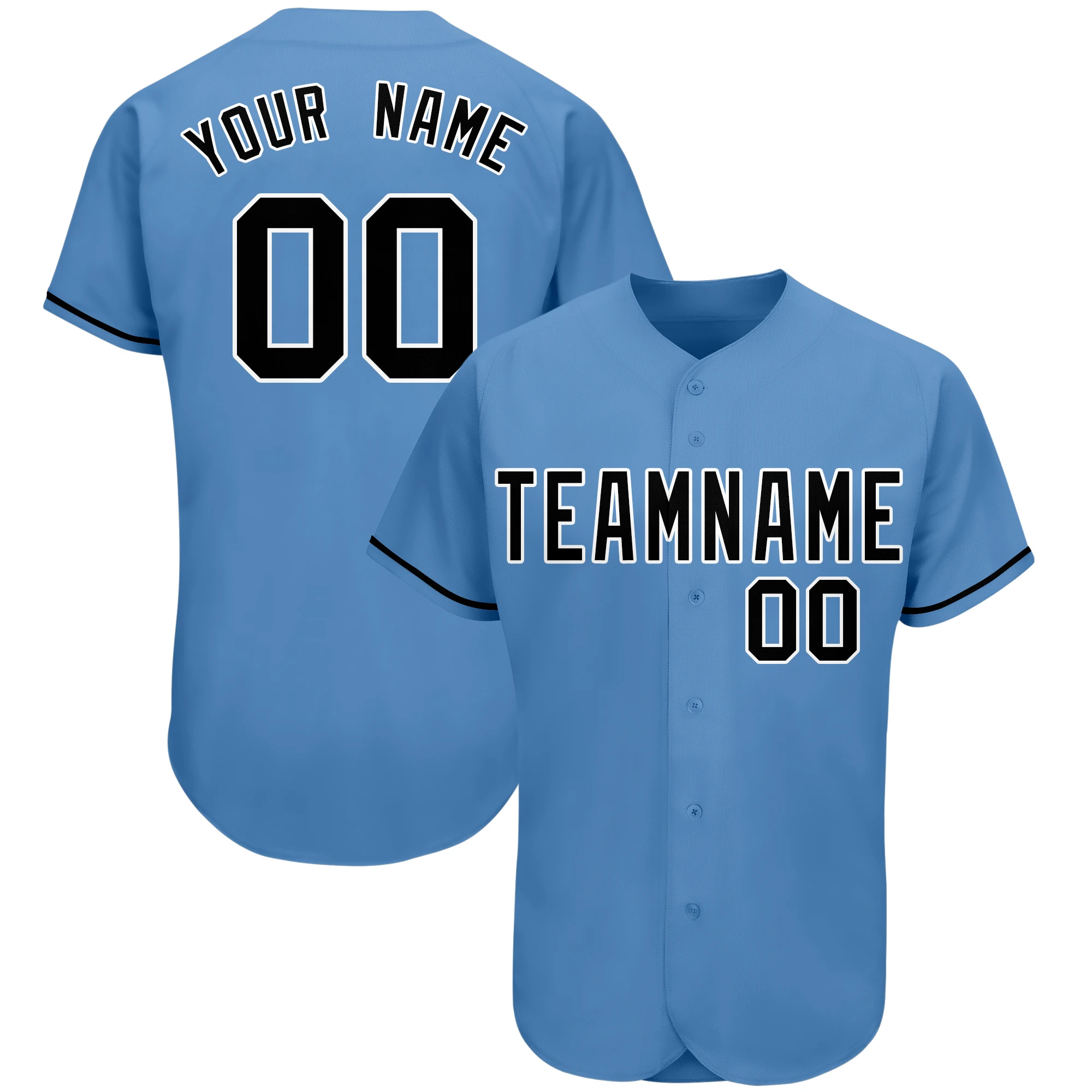 Custom Baseball Jersey Design Classic Shirt Button Down Print Team Name Number Softball Jersey for Men/Youth Game Training/Party