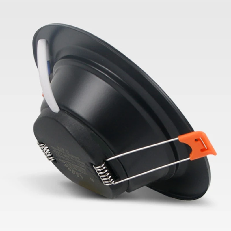 Светодиодный светильник белый черный встраиваемый потолочный 5 Вт/9 Вт/12 Вт/18 Вт