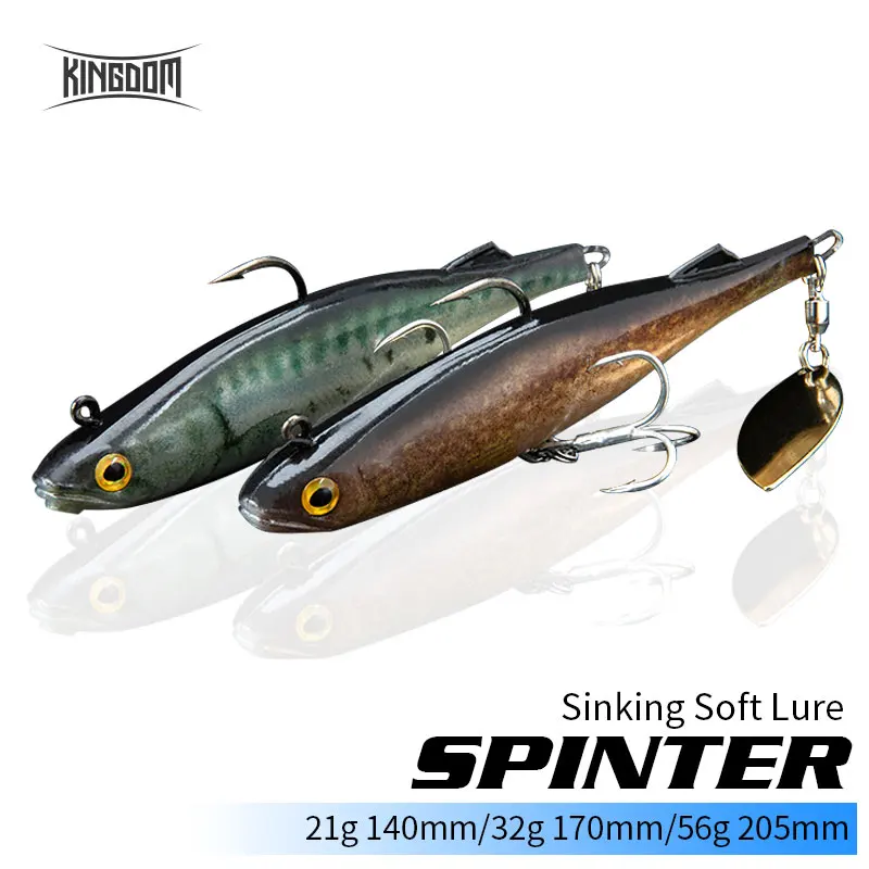 Мягкая рыболовная приманка KINGDOM SPINTER 21 г 32 57 большие мягкие плавающие приманки с