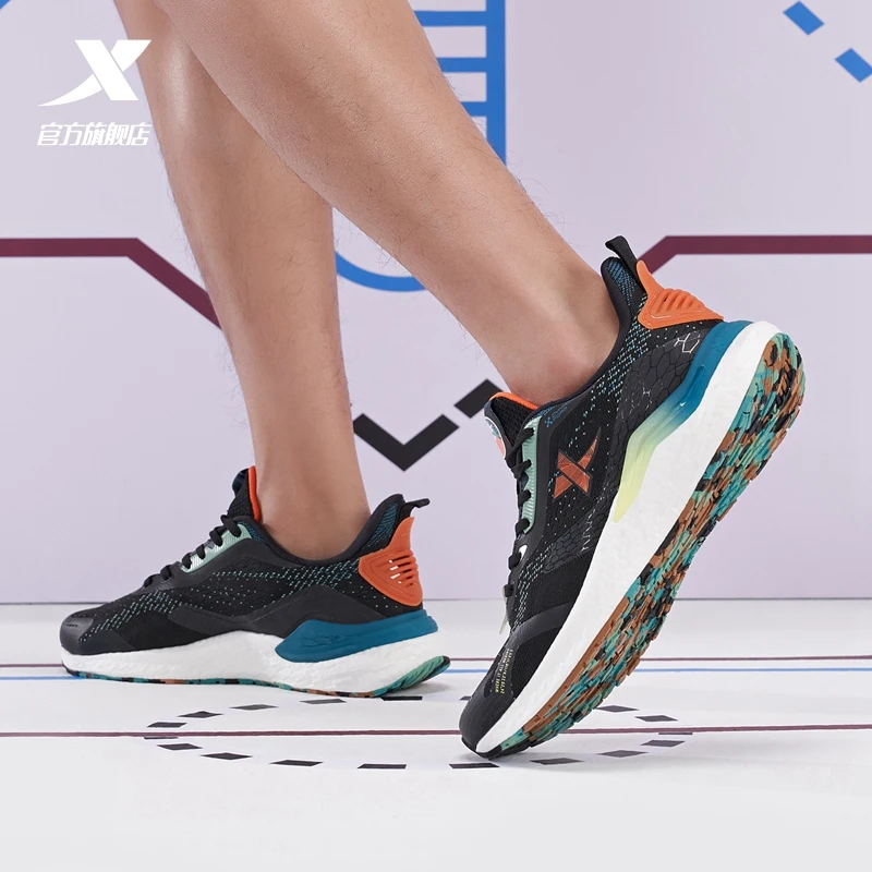 XTEP Running shoes men's power nest 7.0 technology running shoes 2021 autumn and winter new shock-absorbing sneakers