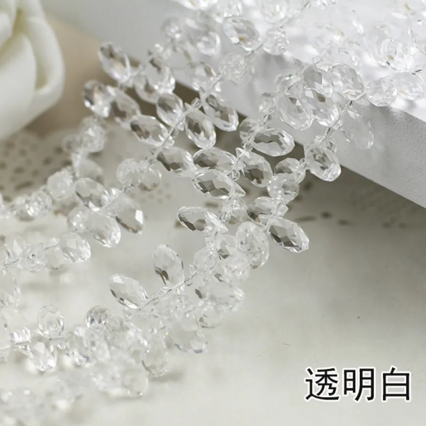 Бесплатная доставка 90 цвет 5*7 мм 100 шт. стеклянный Чешский каплевидные