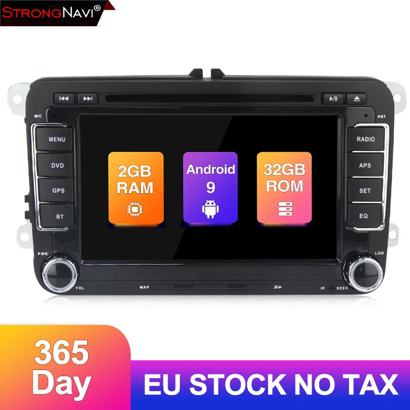 Android 8 1 четырехъядерный автомобильный dvd плеер для Volkswagen VW Skoda Octavia Golf 5 6 touran passat B6