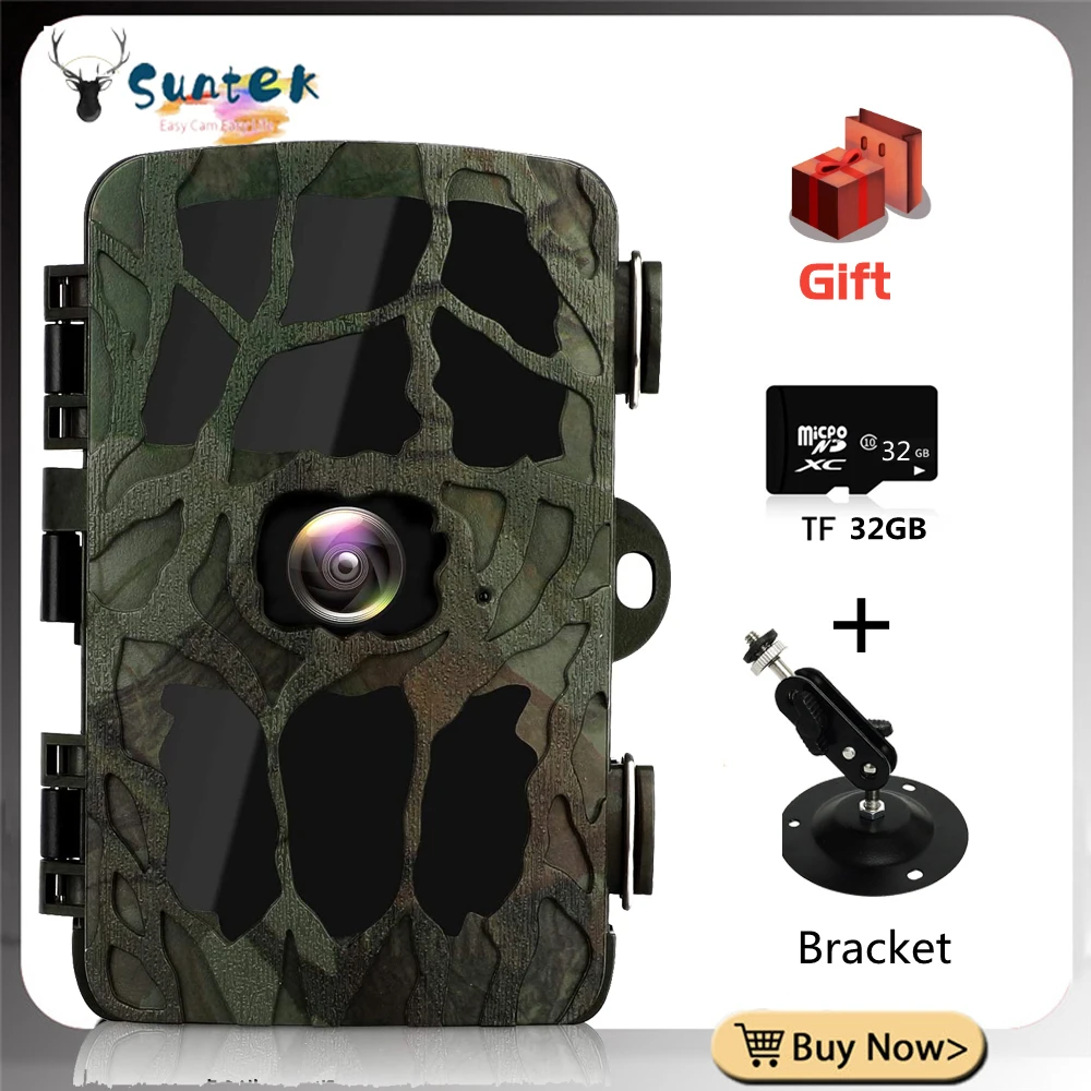 

Outdoor 20MP 4K 1080P HD Support 256GB Infrared Wildlife Camera Hunting Game Cam Night Vision IP66 Waterproof 0.3S Trigger Time