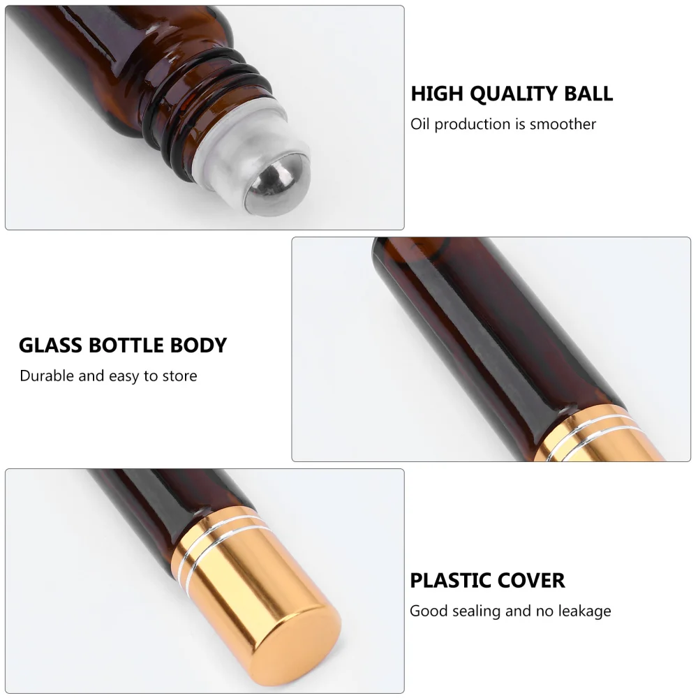 

12pcs Essential Oil Roller Bottles Portable Perfume Sample Roll on Bottles