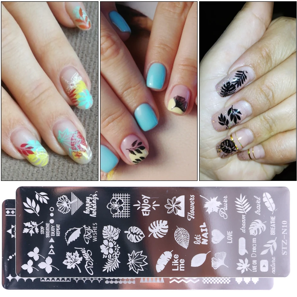 

Nail Art Template Nail Stamping Silicone Sponge Brush Polishing Transfer Template DIY Nail Tool Nail Stamp Nail Stencil Mold