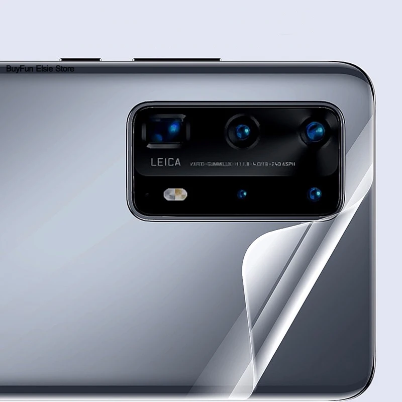 Защитная пленка 3 в 1 для Huawei P40 Pro Plus Lite E гидрогелевые пленки Nova 6 se 7i honor V30 9X PSmartZ