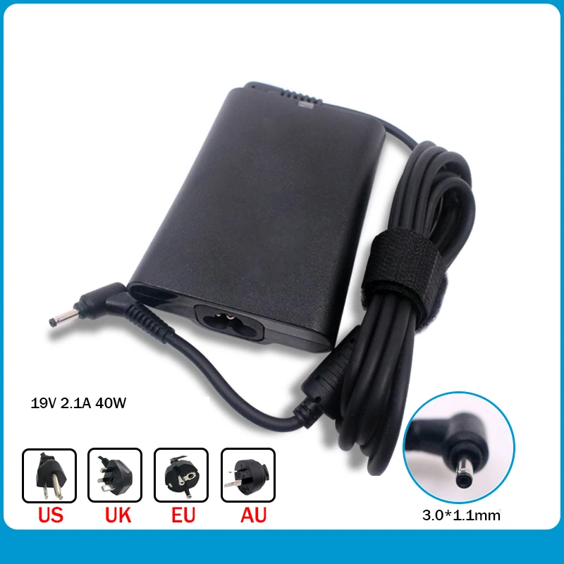 

19V 2.1A 40W 3.0*1.1mm PA-1400-24 AC Power Laptop Charger For Samsung Series 3 5 7 9 AD-4019SL NP500P4C NP520U4C Power Supply