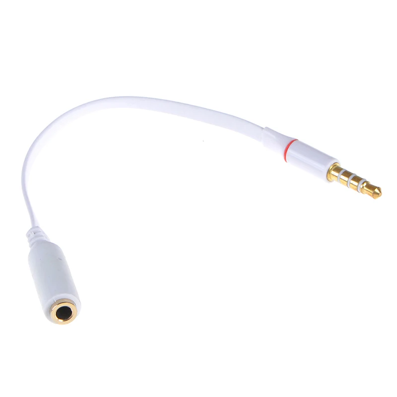 

18cm Male To Female 3.5mm US Jack Audio Extension Cable Cord 3.5 NS Headphone Earphone Speaker Stereo Audio Cables Cords