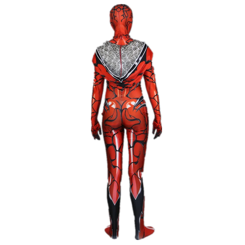 Red Carnage Venom Scarlet blood Gwen Stacy Cosplay Costume Zentai Superhero Bodysuit Suit Jumpsuits | Тематическая одежда и