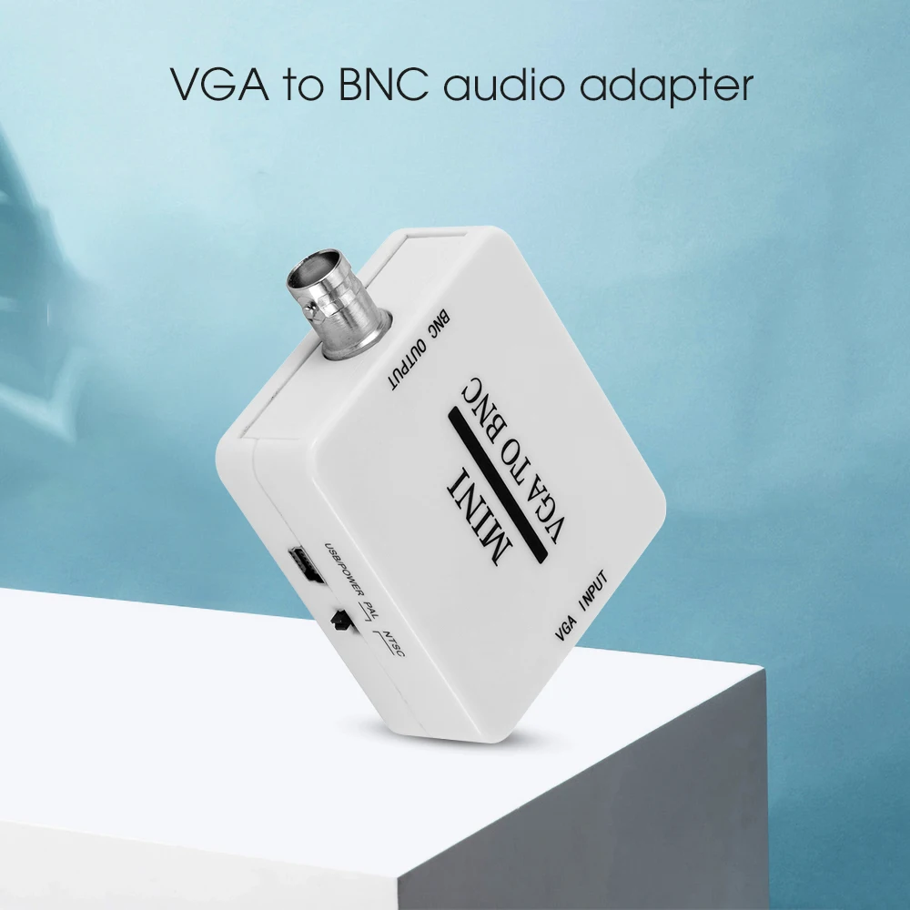 KEBIDU цифровой коммутатор Конвертор коробка HD VGA к адаптер BNC конвертор для HDTV