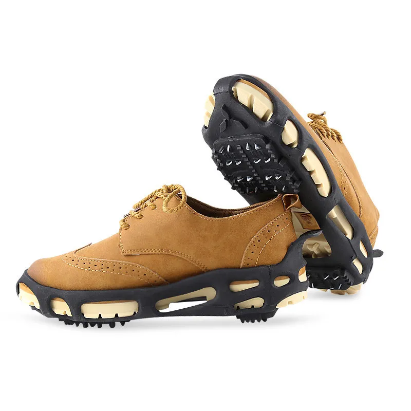 Шипы для обуви уличные Нескользящие шипы альпинизма походов снега 24 зуба скобы