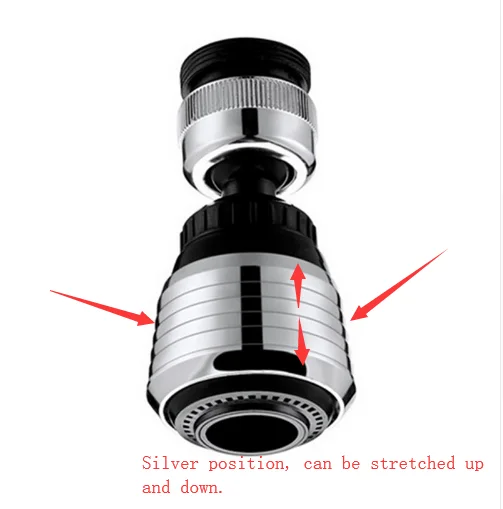 

Kitchen Accessories 2 Modes 360 Rotatable Faucet Extender Booster Water Saver Water Tap Filter Supplies Goods Kitchen Gadgets