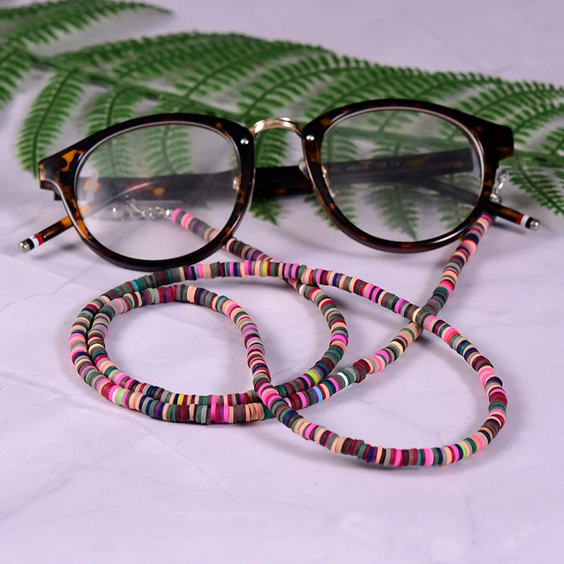 

Punki Bohemian Style Non Slip Mask Chain Glasses Chain Rainbow Rice Beads Natural Pearl Style Various Modeling Fashion Variety