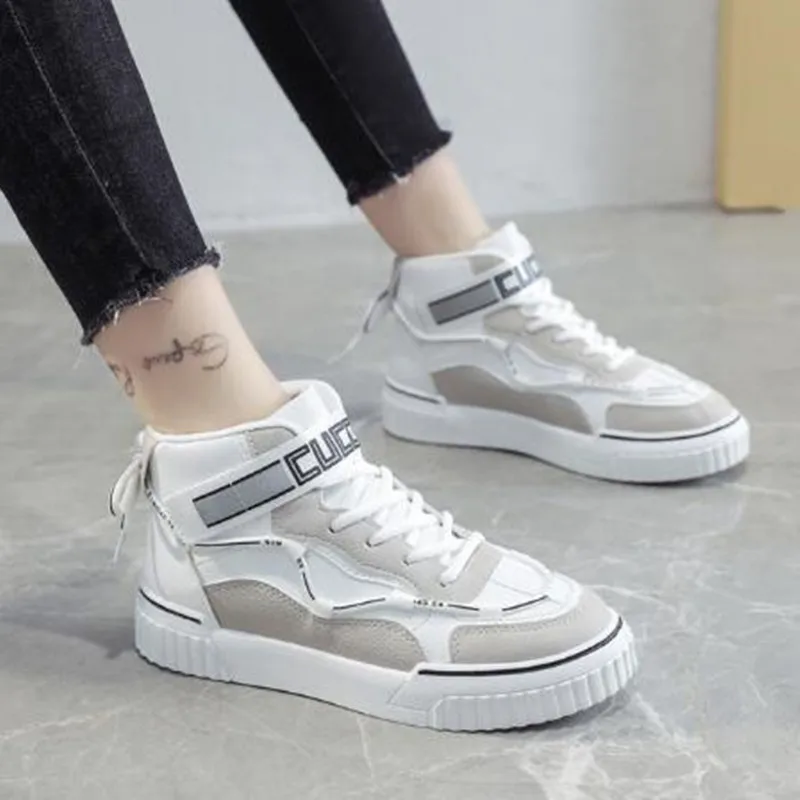 

NEW Brand Women Shoes Fashion Casual Breathable Shoes Tenis Feminino High-top Sneakers Platform Vulcanize Shoe Zapatillas Mujer