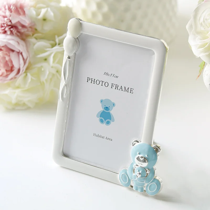 

Cy Spot 6-Inch Photo Photo Frame Decoration Cute Pink Blue Bear