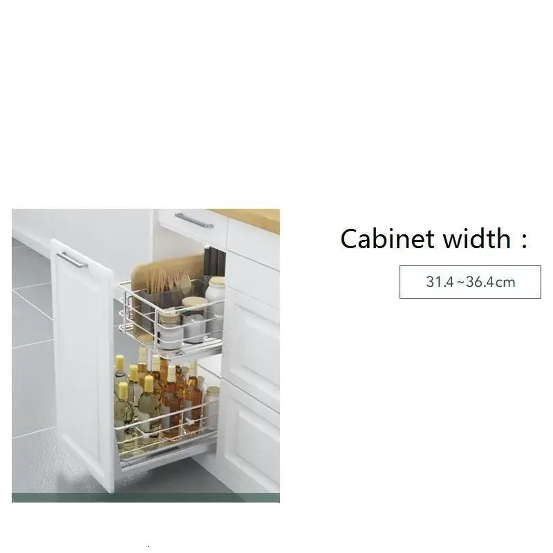Cosina Armario De Cocina Despensa Mutfak Kuchnia органайзер для кладовки из нержавеющей стали кухонная стойка Cozinha кухонный шкаф корзина - Цвет: Number  1