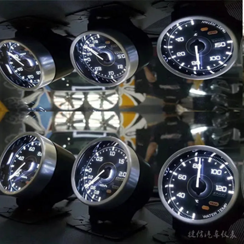 7 цветов Defi Ai манометр 60 мм Температура воды масла турбо давление вакуумный вольт