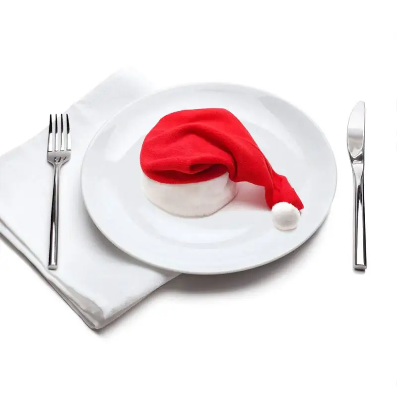 20 шт./упаковка рождественские коврики для столовых приборов | Дом и сад