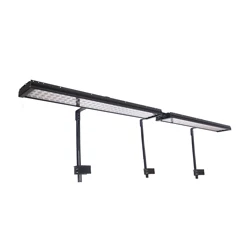 with arm kit 180 см 7" 6 футов программируемый полный спектр светодиодный освещение аквариума для морских аквариумов Pecera acuvario Marino Luz Verlichting MJ7BP2 - Цвет: with arm kit