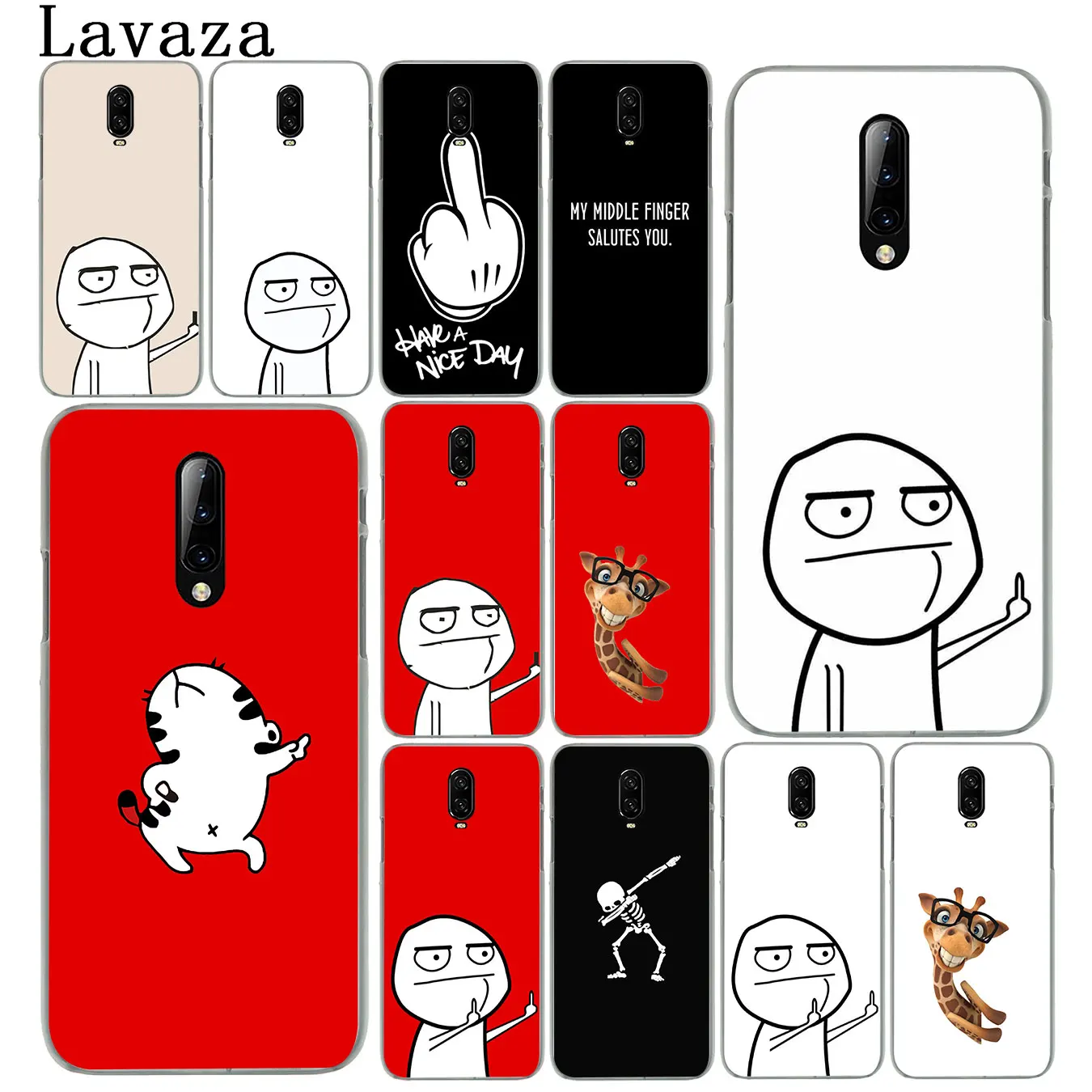 Чехол для телефона meme face Middle Finger Funny Cartoon Lovers жесткий пластиковый чехол Oneplus 7 7T Pro 6