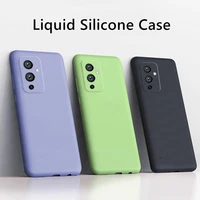 for oneplus 9 pro case for oneplus 9 pro cover liquid silicone coque soft rubber back protector case for oneplus 9 case funda