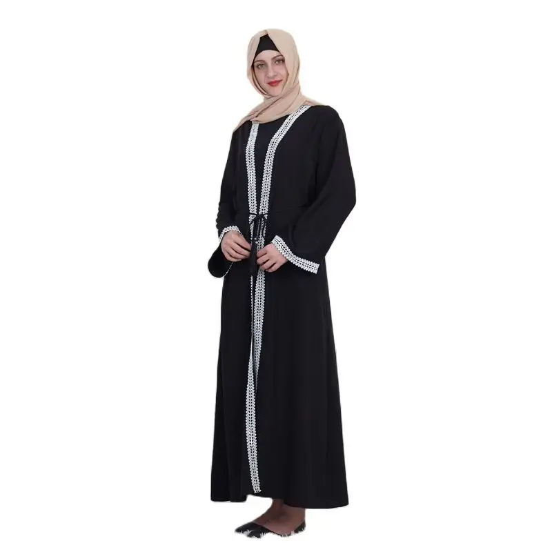 Abaya кимоно мусульманский кардиган хиджаб платье турецкая исламская одежда Абая